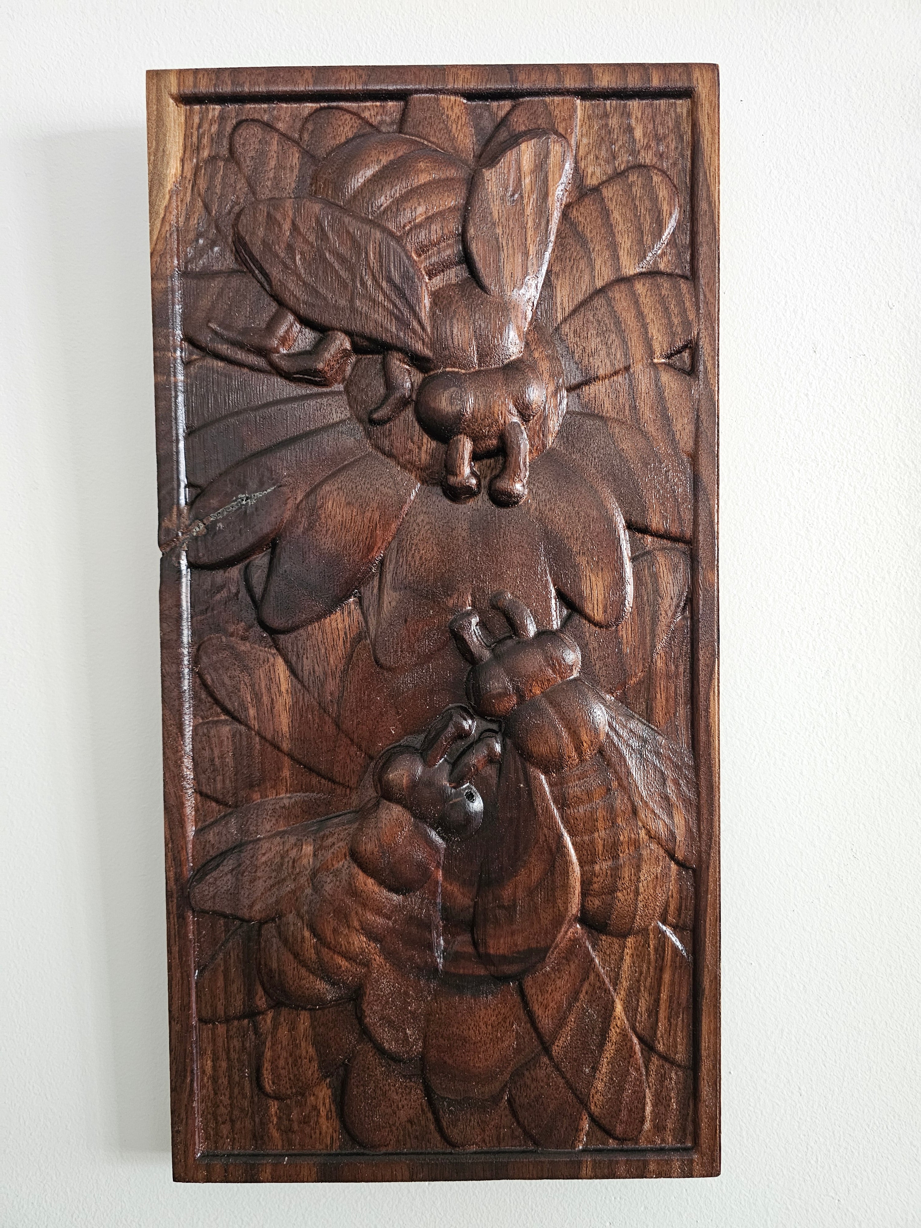 Bees & Botanicals Wood Wall Art