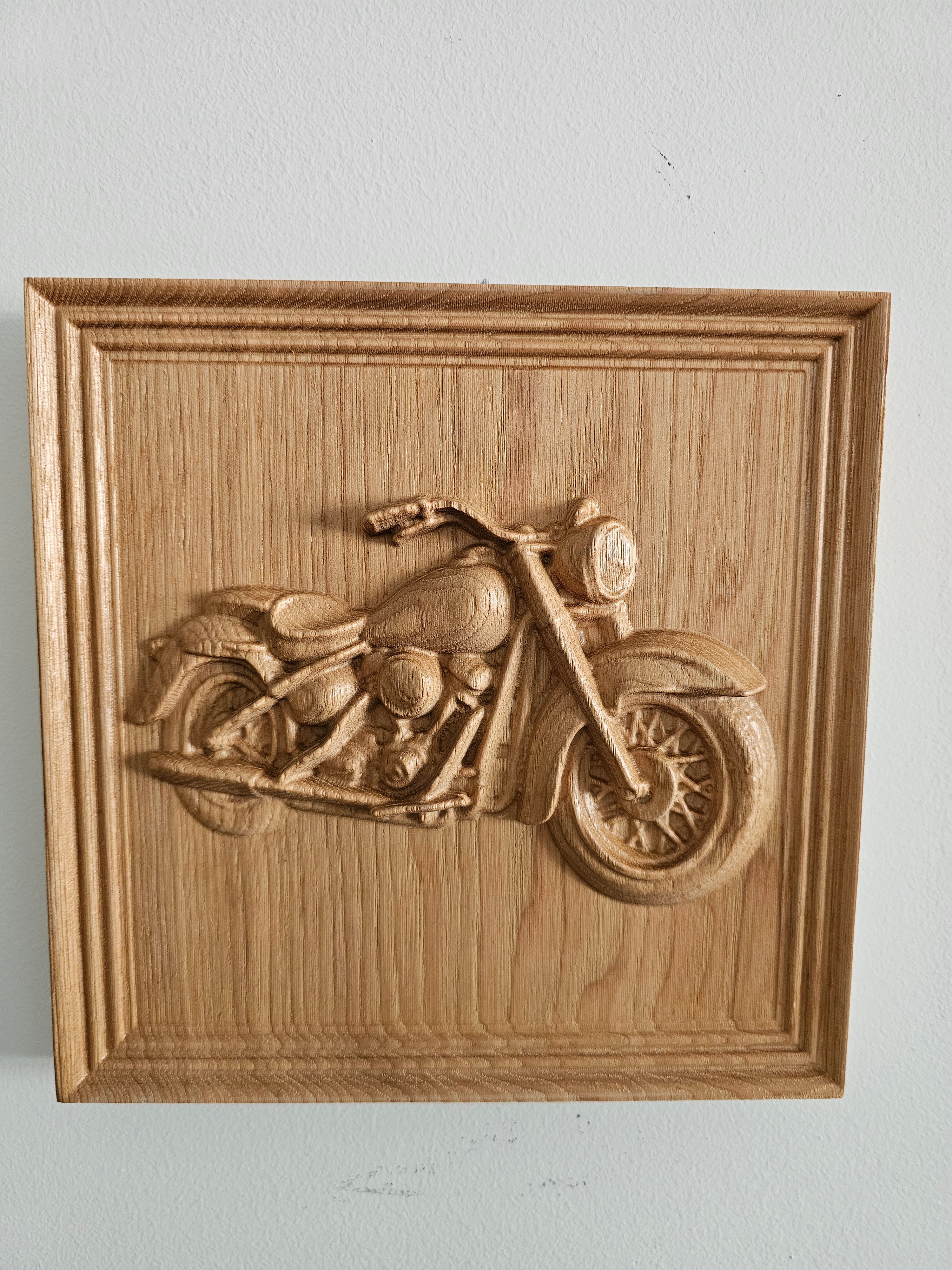 Motorcycle Wood Wall Art