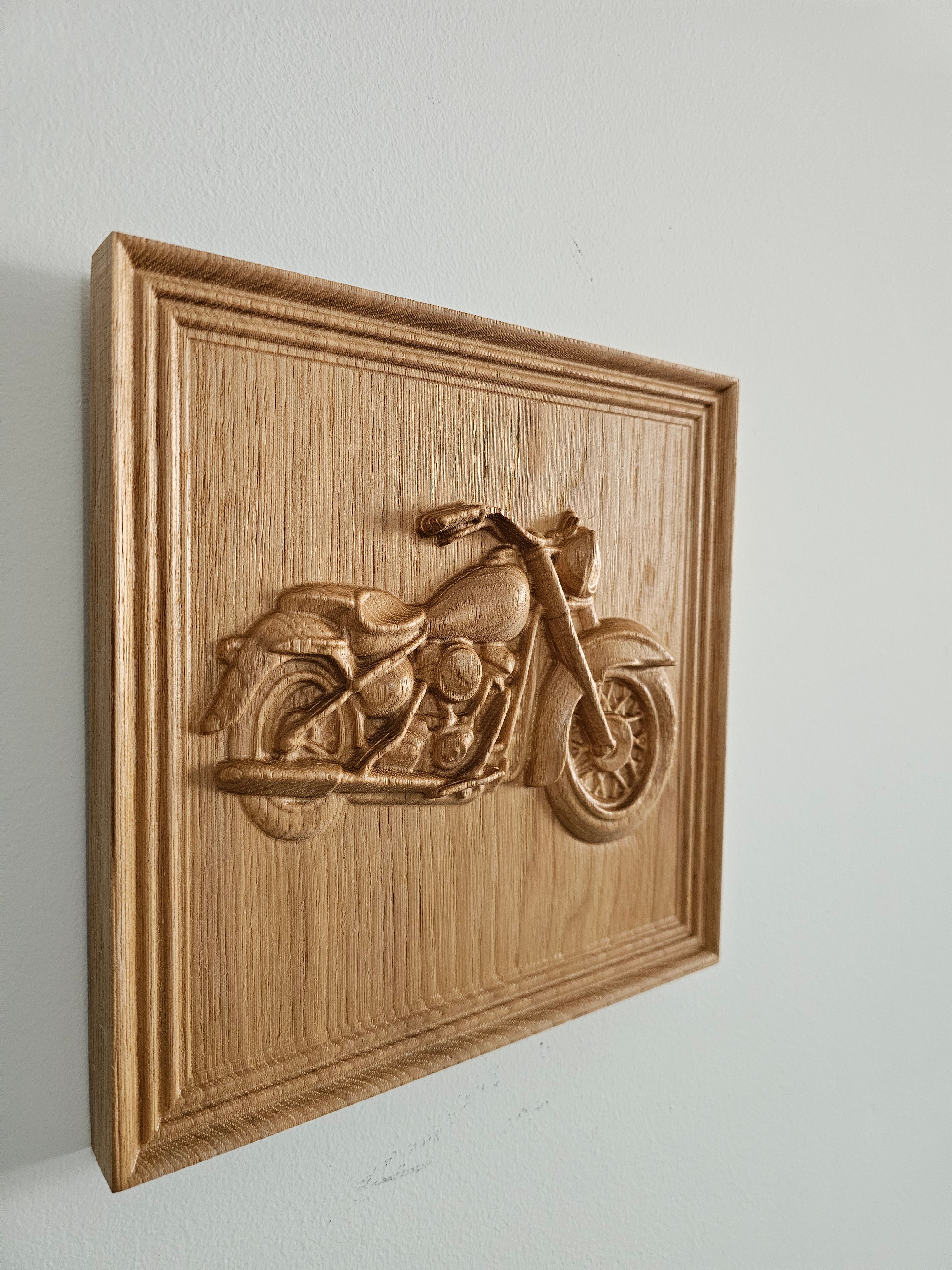 Motorcycle Wood Wall Art