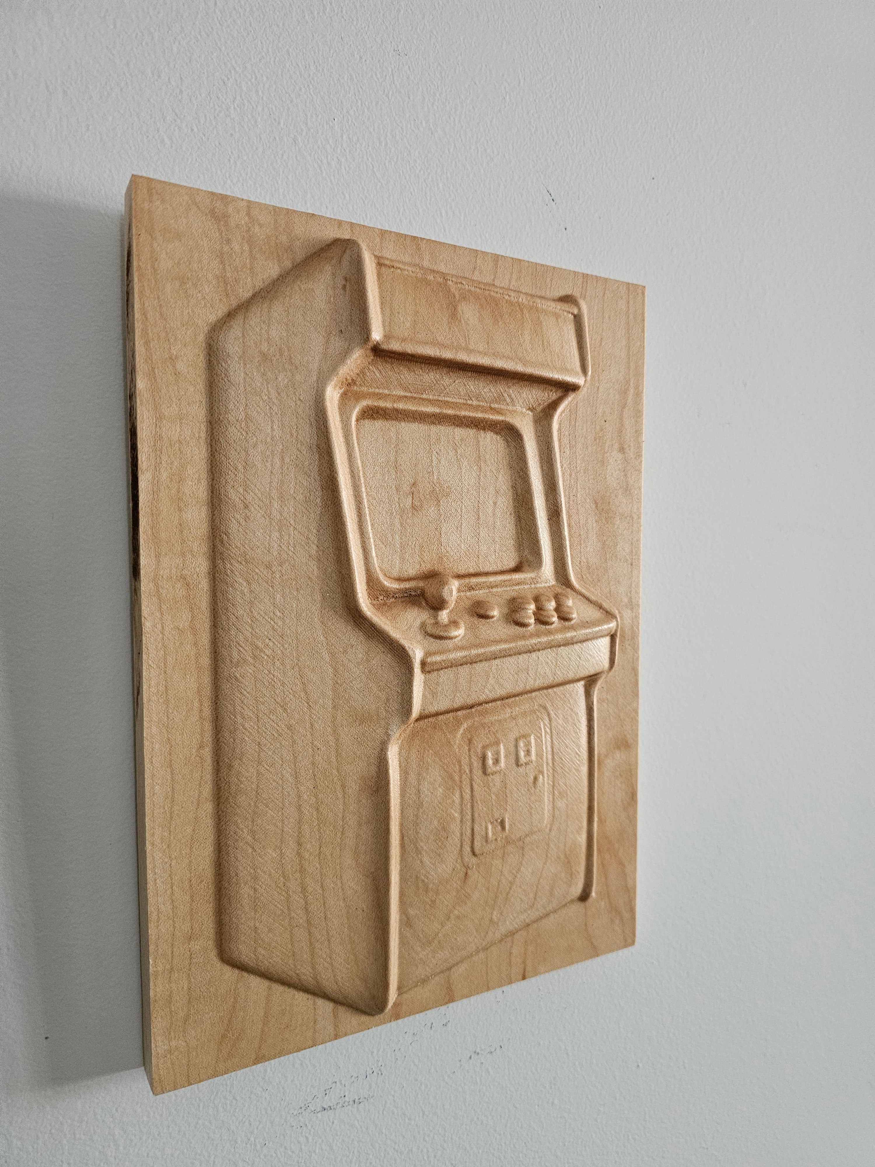 Arcade Machine Wood Wall Art