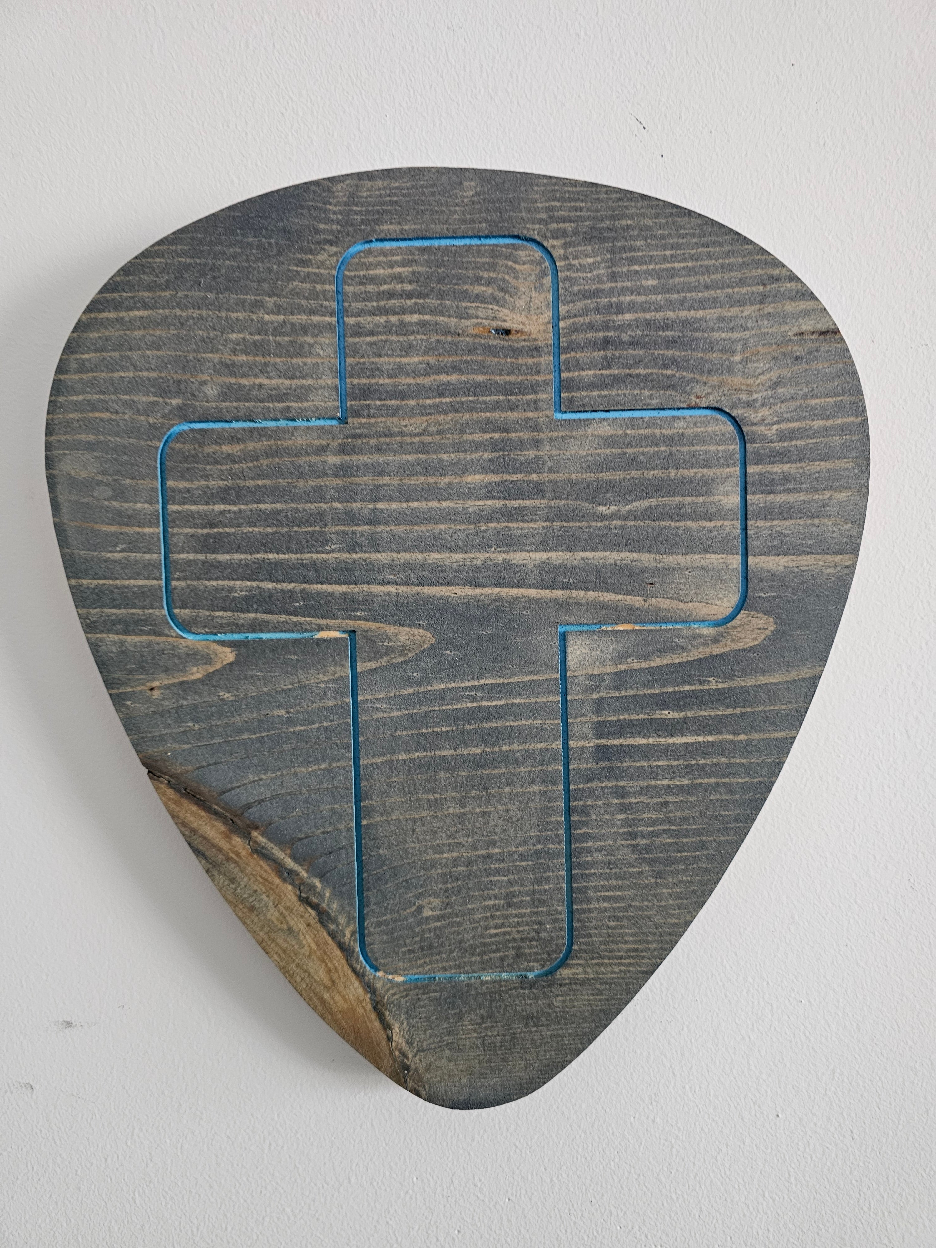 Cross Guitar Pick Wall Art