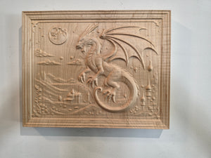 Brontosaurus 3D Relief Wood Wall Art | Maple | Soulzie