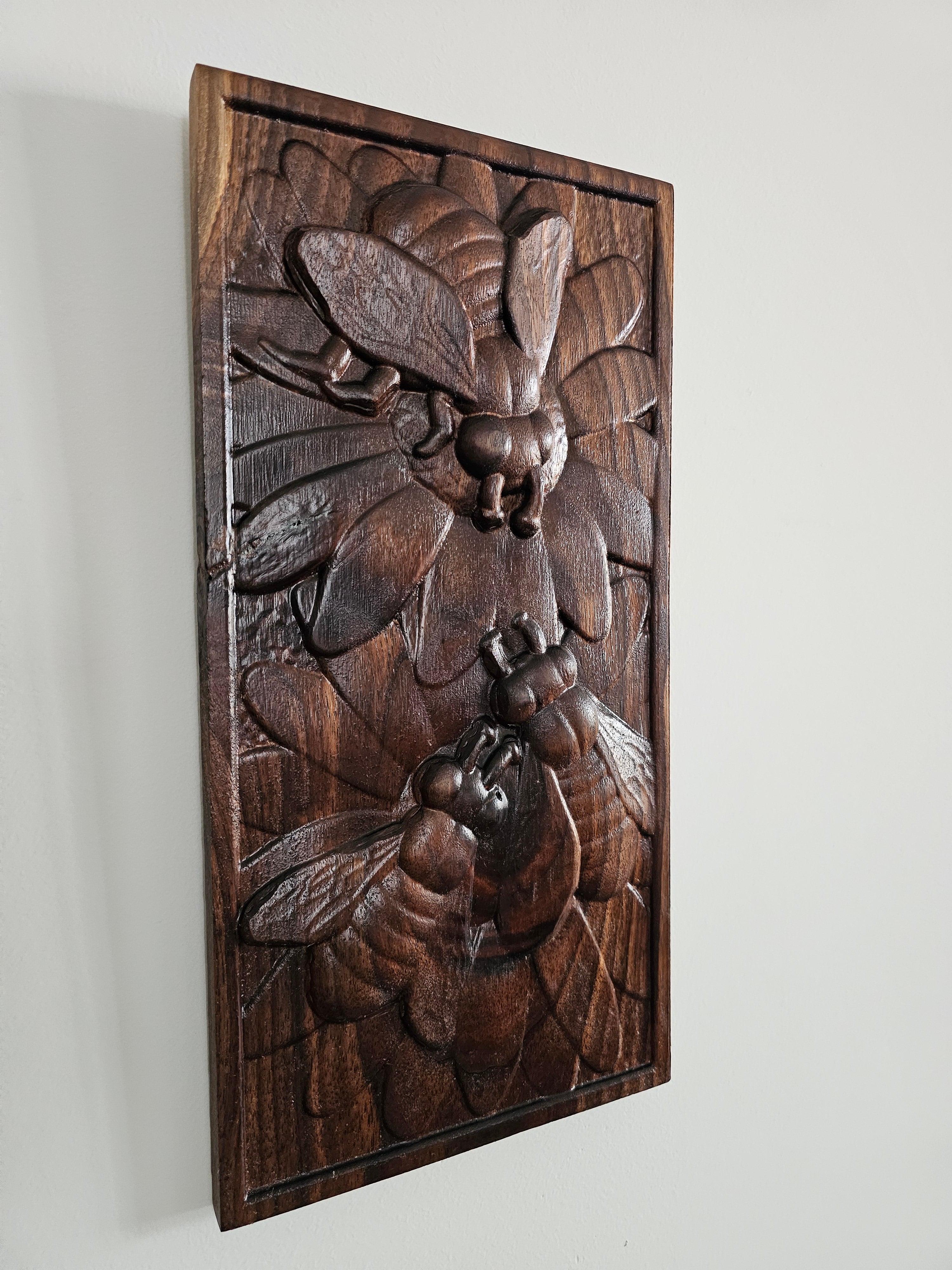 Bees & Botanicals Wood Wall Art