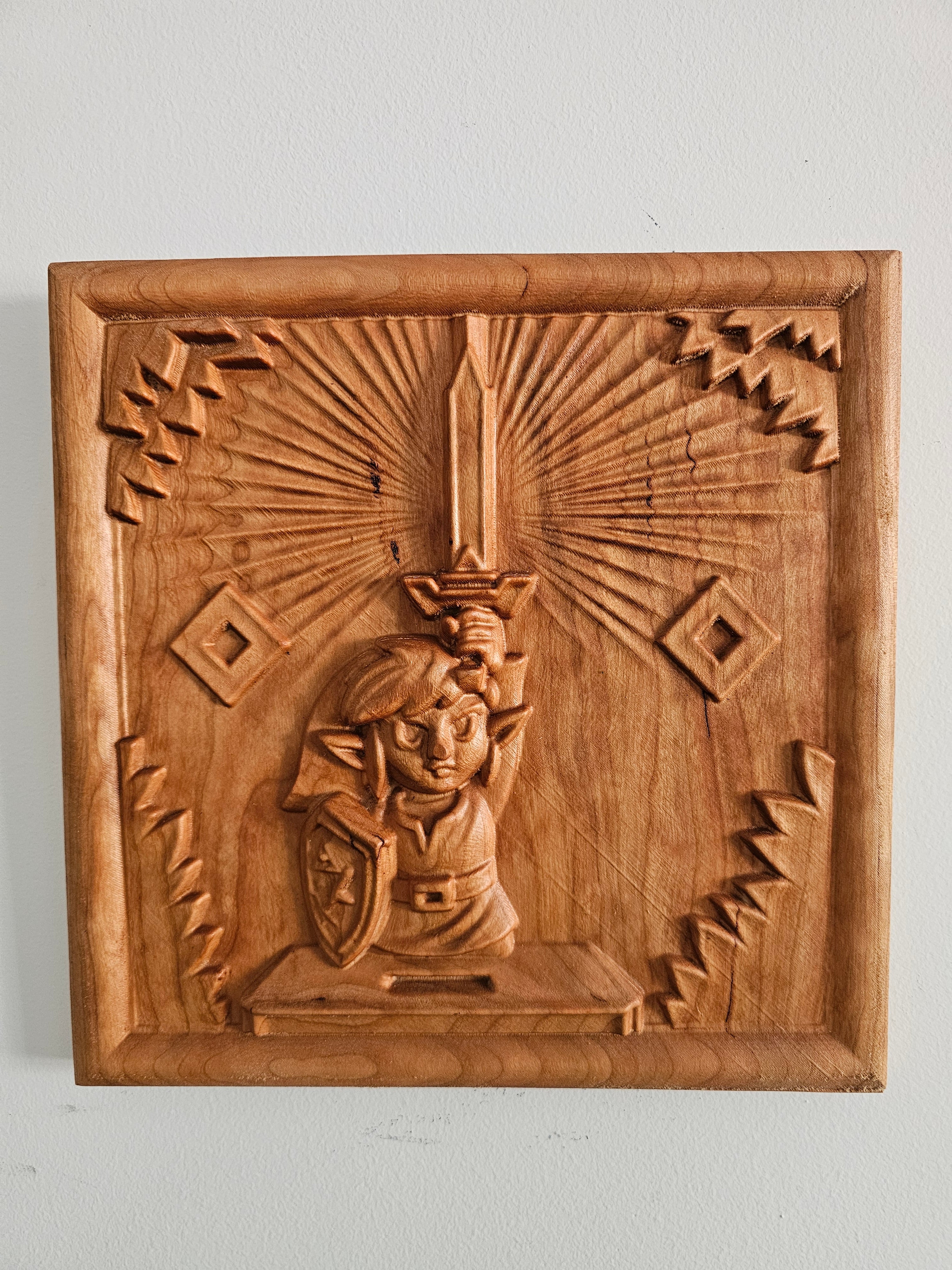 Fantasy Hero Wood Wall Art