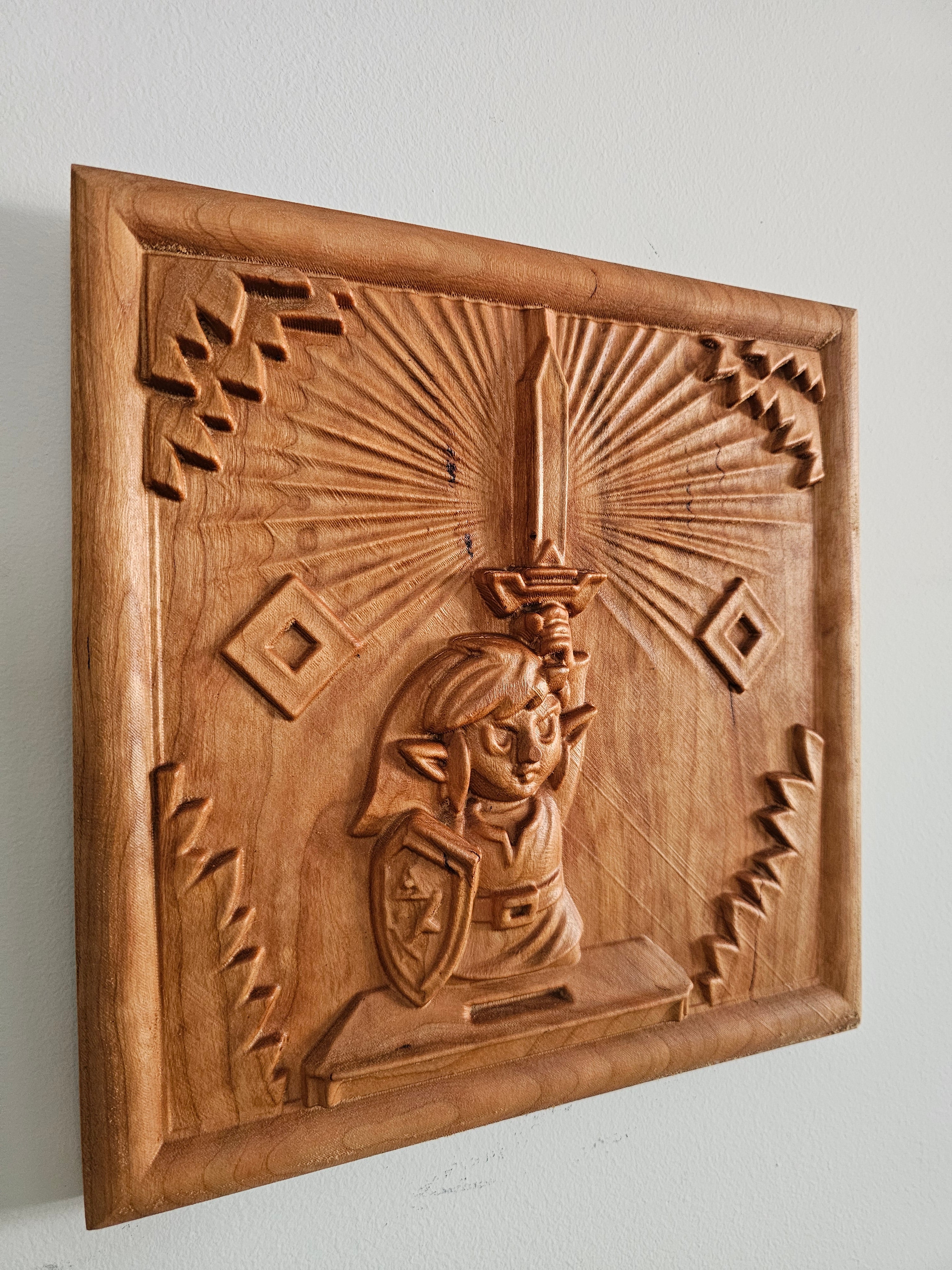 Fantasy Hero Wood Wall Art