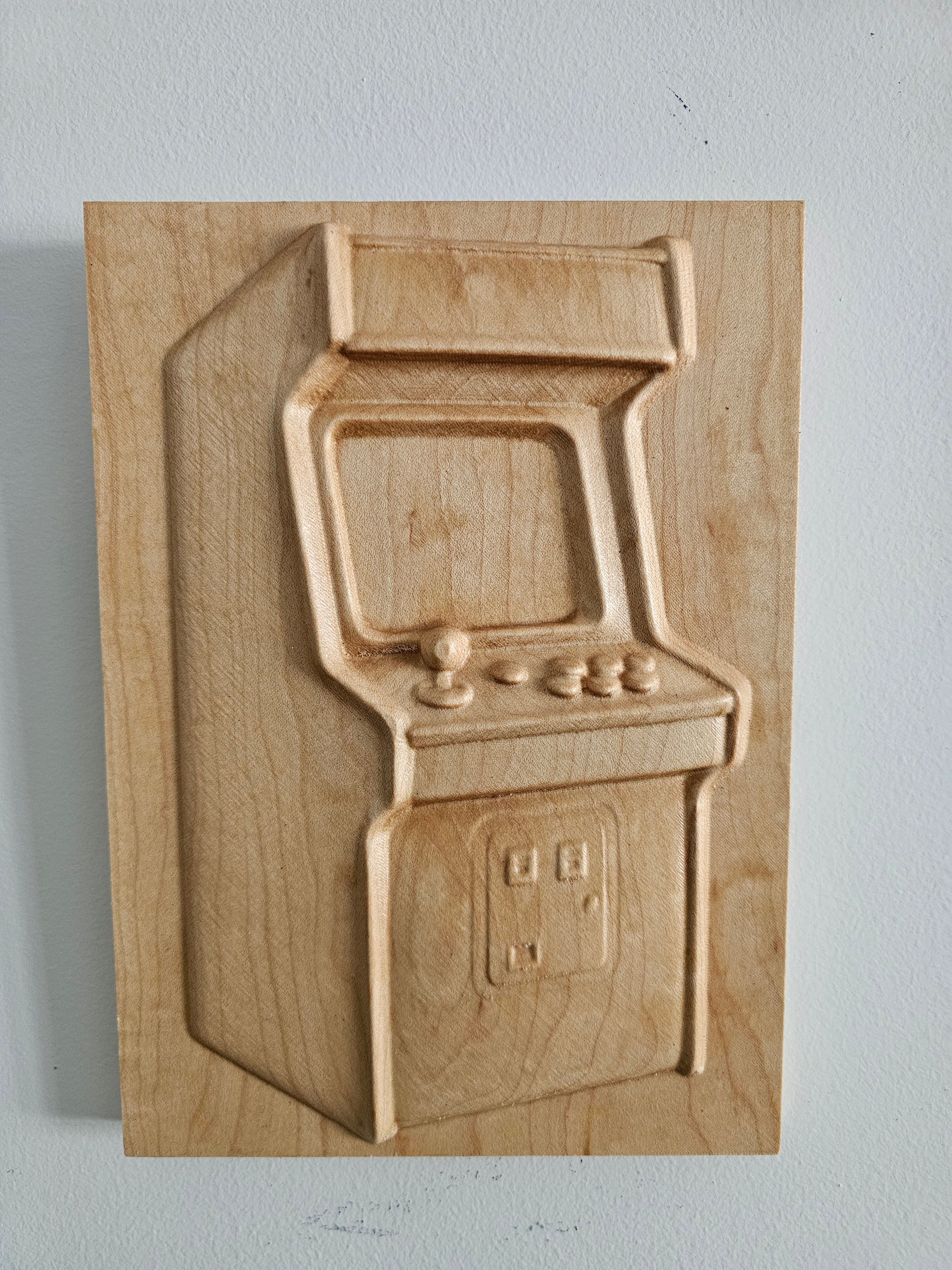 Arcade Machine Wood Wall Art