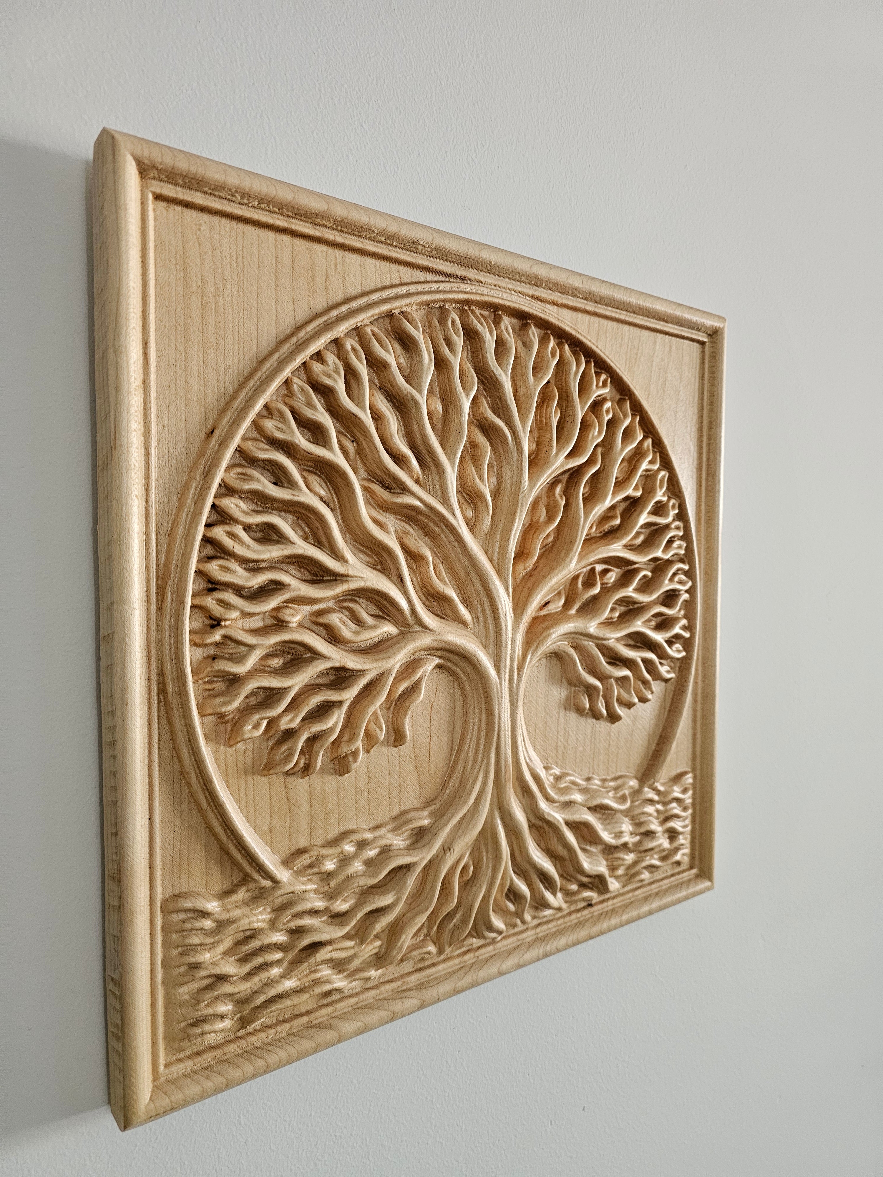 Tree of Life Wood Wall Art — Maple
