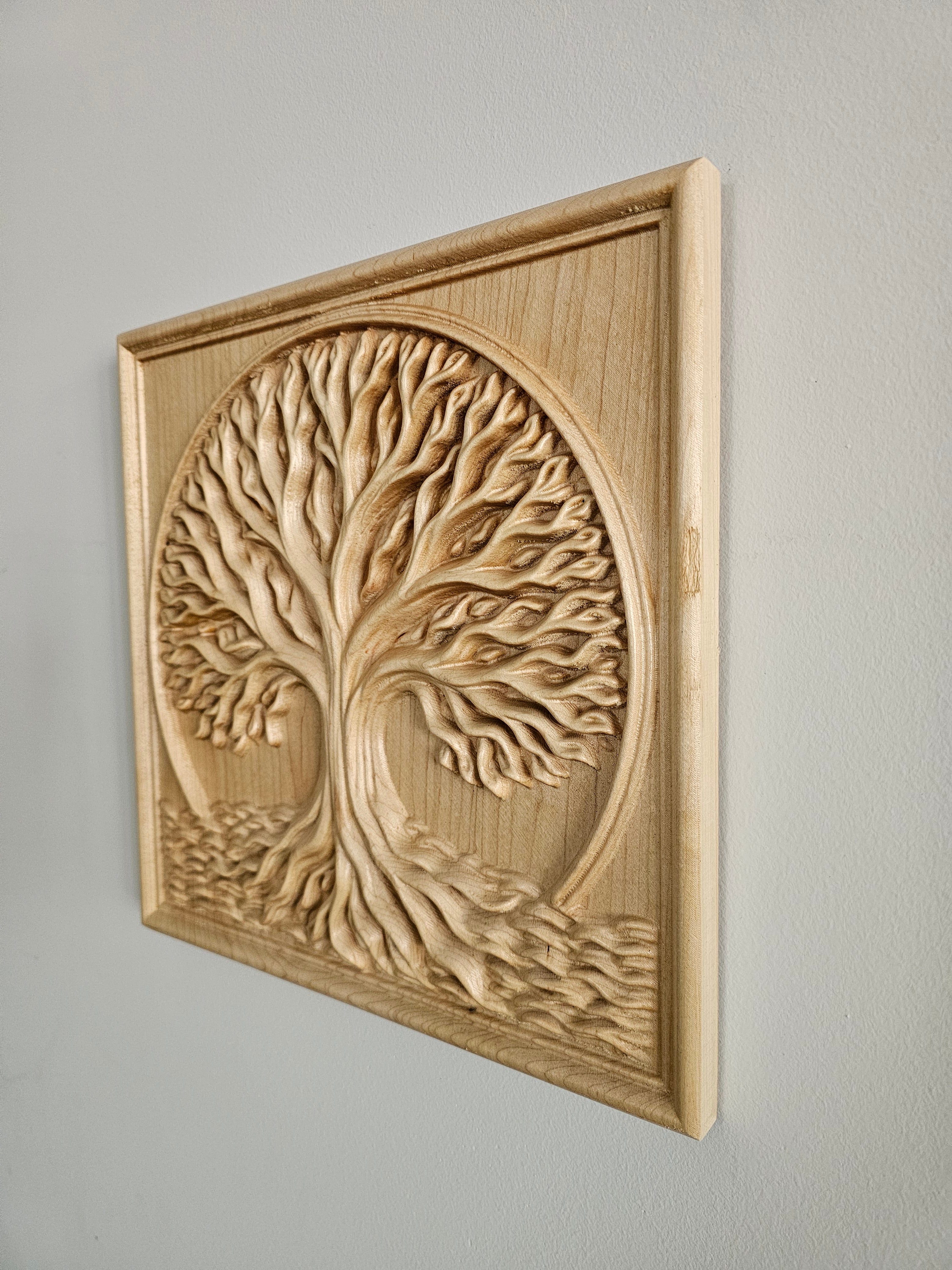 Tree of Life Wood Wall Art — Maple
